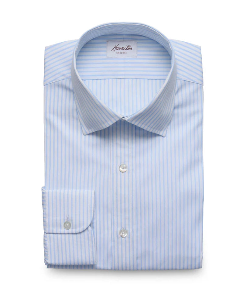 Tailored Stripe Poplin
