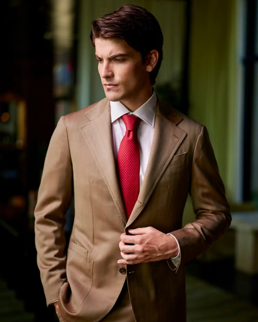Tailored Stripe Poplin